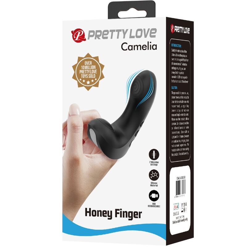 Camelia Fingervibrator 7 Vibrationen schwarz