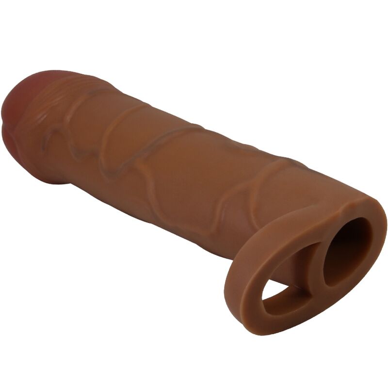 PRETTY LOVE - PENISHÜLLE FÜR ZWIEBELN MIT 2,5 CM VERLÄNGERUNG MULATTO