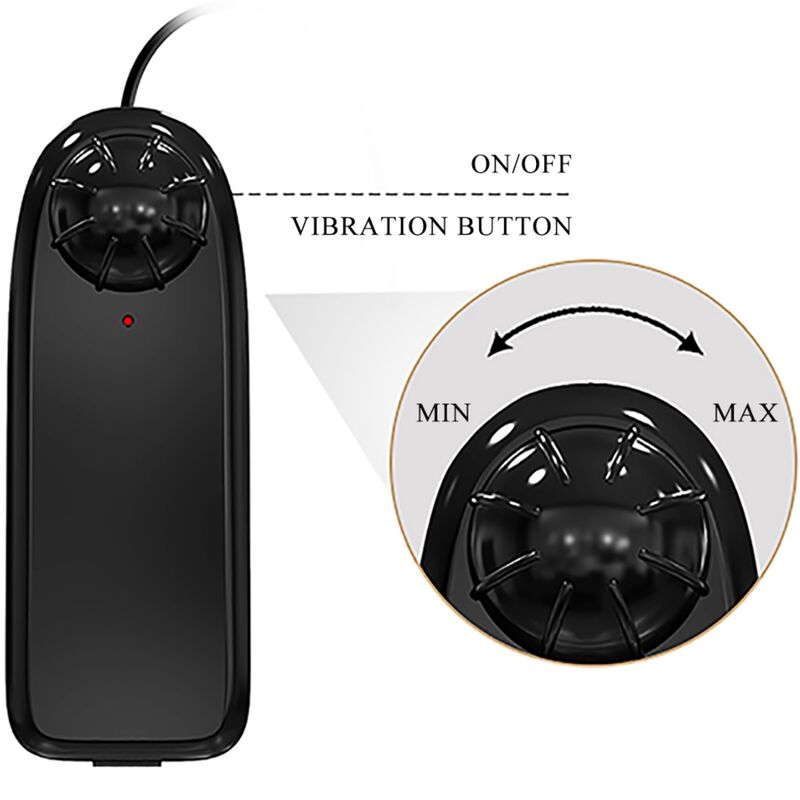 BAILE - CATOBLEPAS REALISTISCHER VIBRATOR 20,6 CM FLEISCHFARBEN MIT FERNBEDIENUNG