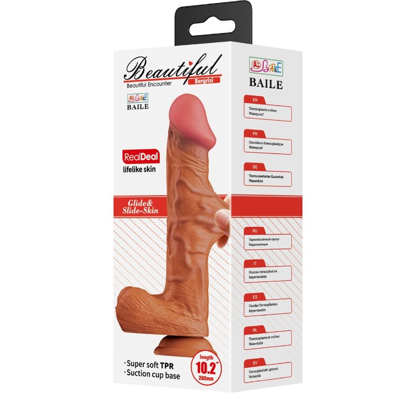 Bergrisi Realistischer Dildo 26 cm Hautfarben