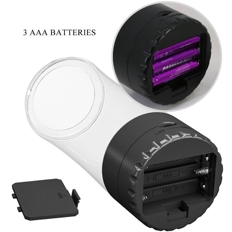 PRETTY LOVE - TAMARA VIBRATOR MIT MEHREREN GESCHWINDIGKEITSGESCHWINDIGKEITEN FÜR MÄNNER, SCHWARZ