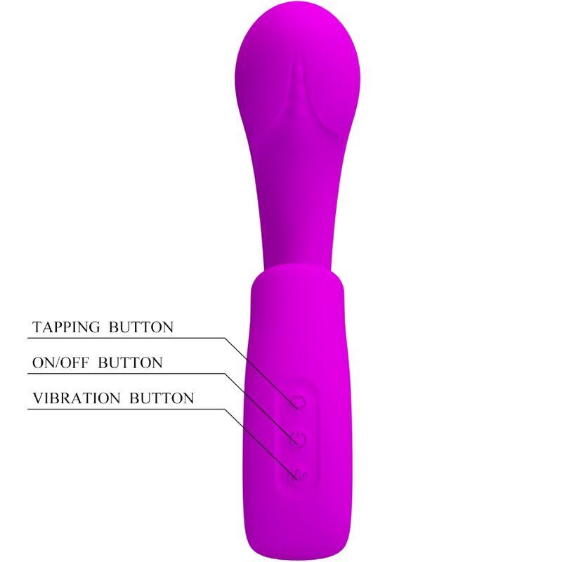 Sibel G-Punkt-Vibrator + Sibel Klitorisstimulator 10 Vibrationen lila
