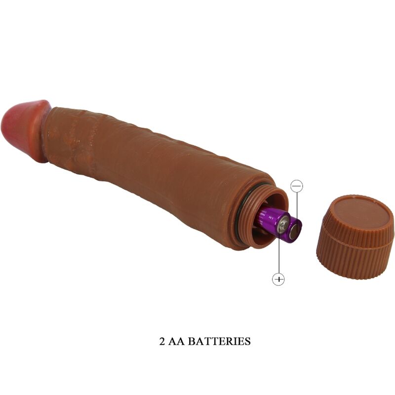 Realistischer Vibrator Dybbuk 24 cm Mulatte