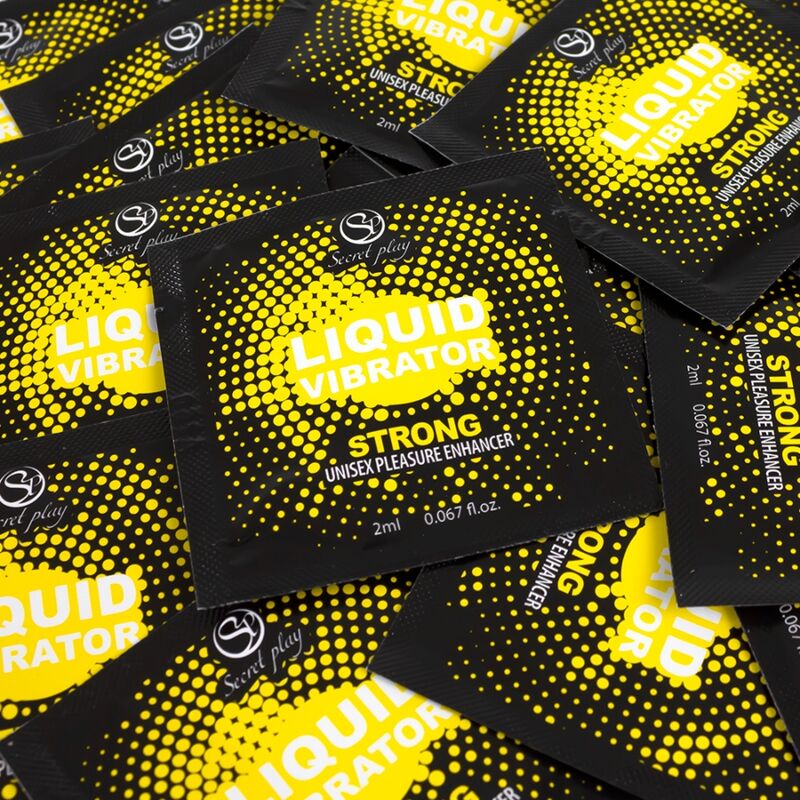 SECRETPLAY – EINZELDOSIERUNGSVIBRATOR, STARKE FLÜSSIGKEIT, 2 ML