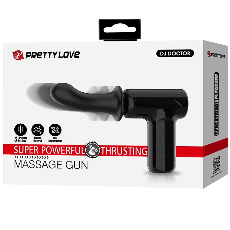 PRETTY LOVE – DJ DOCTOR 5-STUFIGES MASSAGEGERÄT SCHWARZ