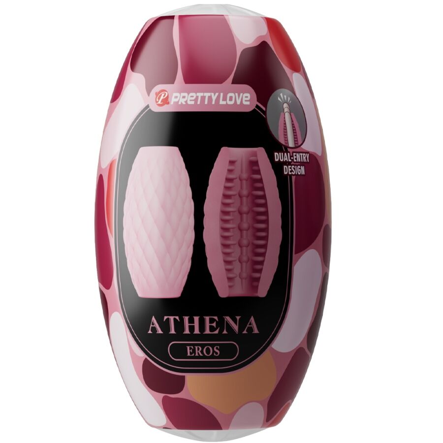 PRETTY LOVE - ATHENA EROS PINK SILIKON-MASTURBATOR FÜR MÄNNER