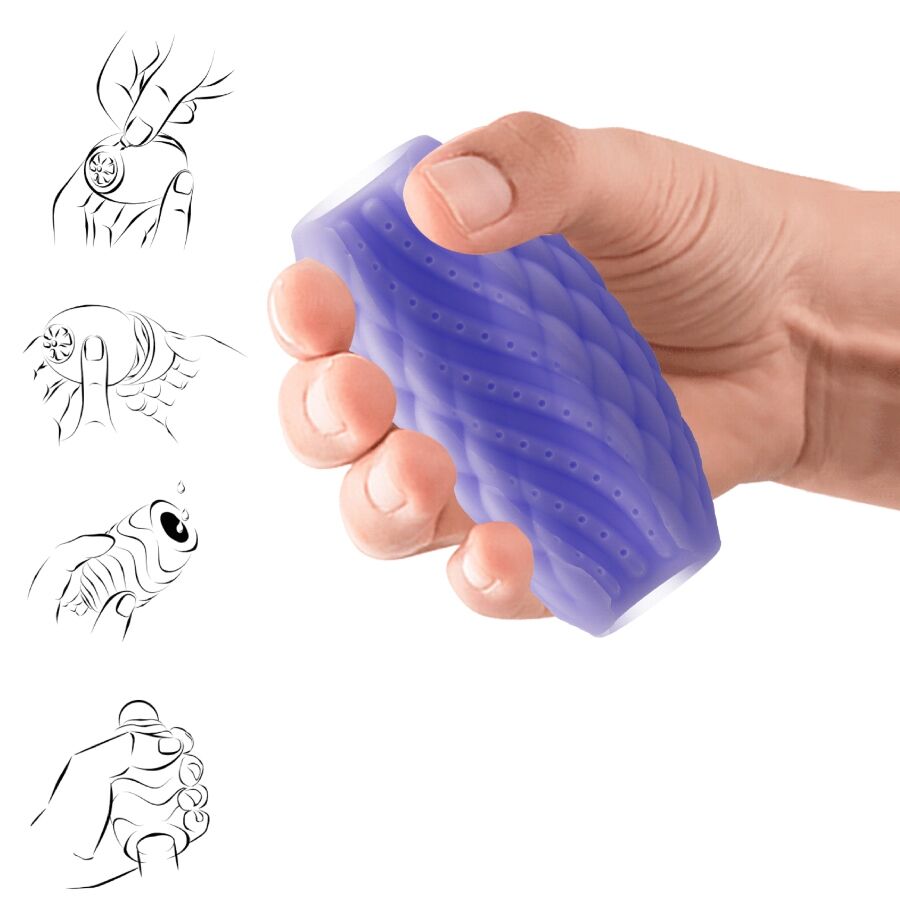 PRETTY LOVE - ATHENA EROS VIOLET SILIKON-MASTURBATOR FÜR MÄNNER