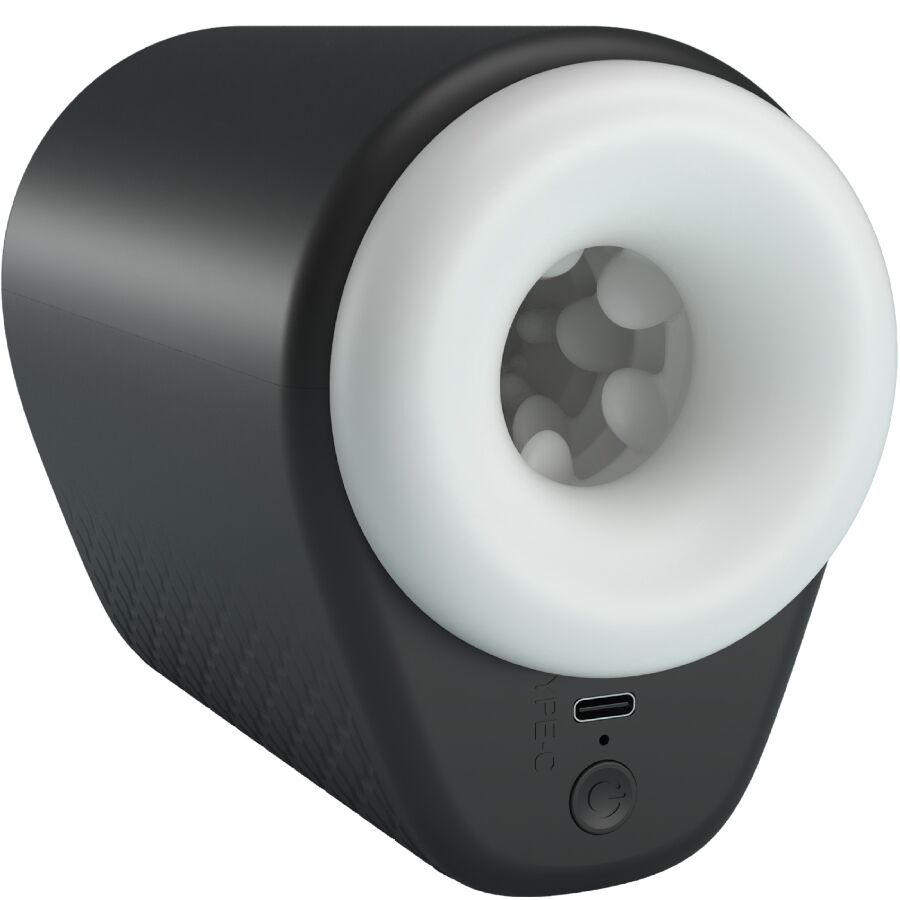 PRETTY LOVE – DJ GIRL Masturbator für Männer mit Vibrationsfunktion und 5 Einstellungen, Schwarz