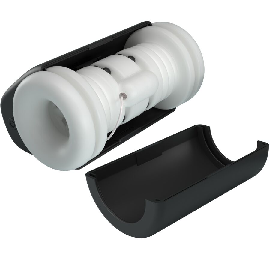 PRETTY LOVE – DJ GIRL Masturbator für Männer mit Vibrationsfunktion und 5 Einstellungen, Schwarz