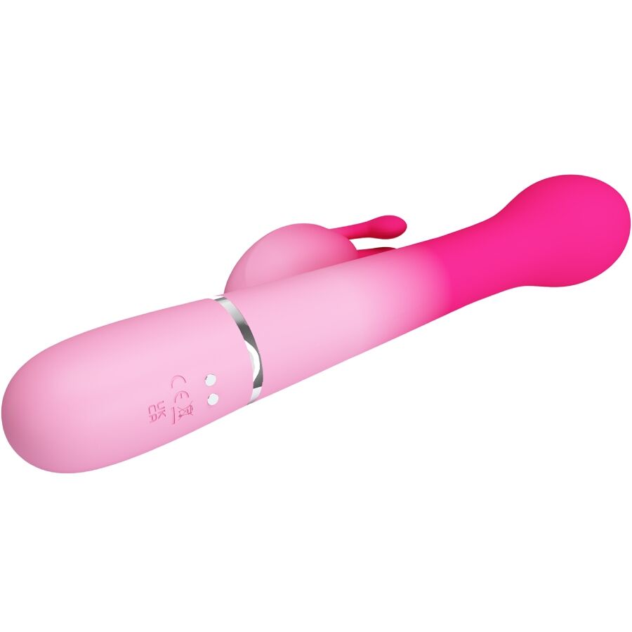 PRETTY LOVE - 3-IN-1 MULTIFUNKTIONALER HASENVIBRATOR DEJON PINK