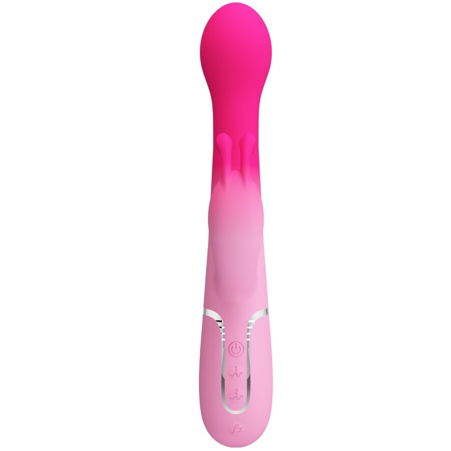 PRETTY LOVE - 3-IN-1 MULTIFUNKTIONALER HASENVIBRATOR DEJON PINK