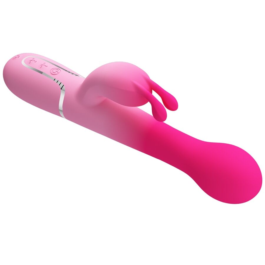 PRETTY LOVE - 3-IN-1 MULTIFUNKTIONALER HASENVIBRATOR DEJON PINK