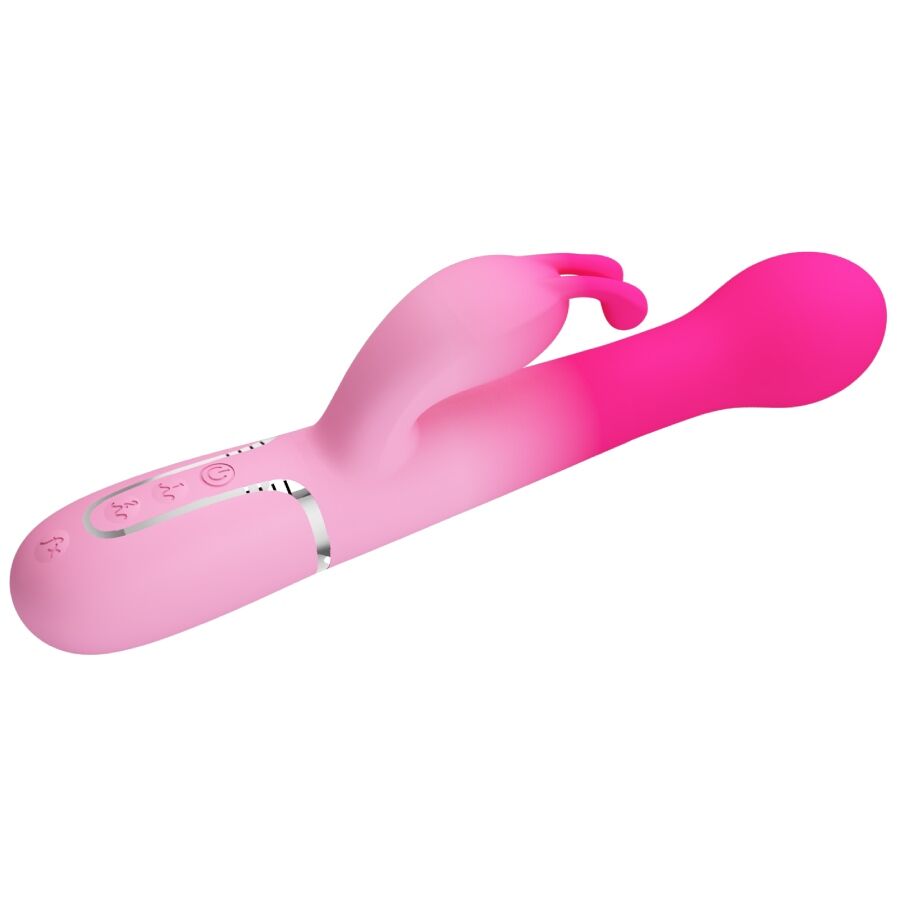 PRETTY LOVE - 3-IN-1 MULTIFUNKTIONALER HASENVIBRATOR DEJON PINK