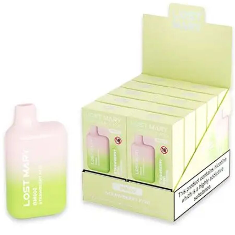LOST MARY - BM600 2% Nikotin Einweg-E-Zigarette Erdbeer-Kiwi