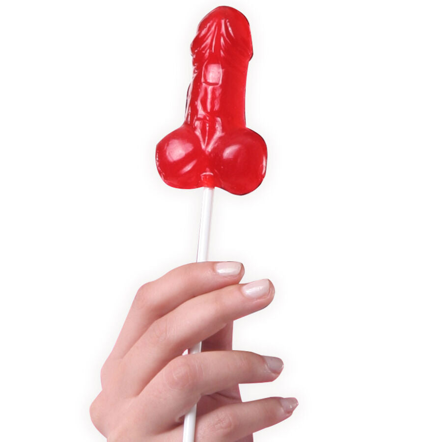 SECRETPLAY - DISPLAY SORTIMENTIERTE PENIS-LOLLIPOPS MIT ALKOHOL 40 STÜCK