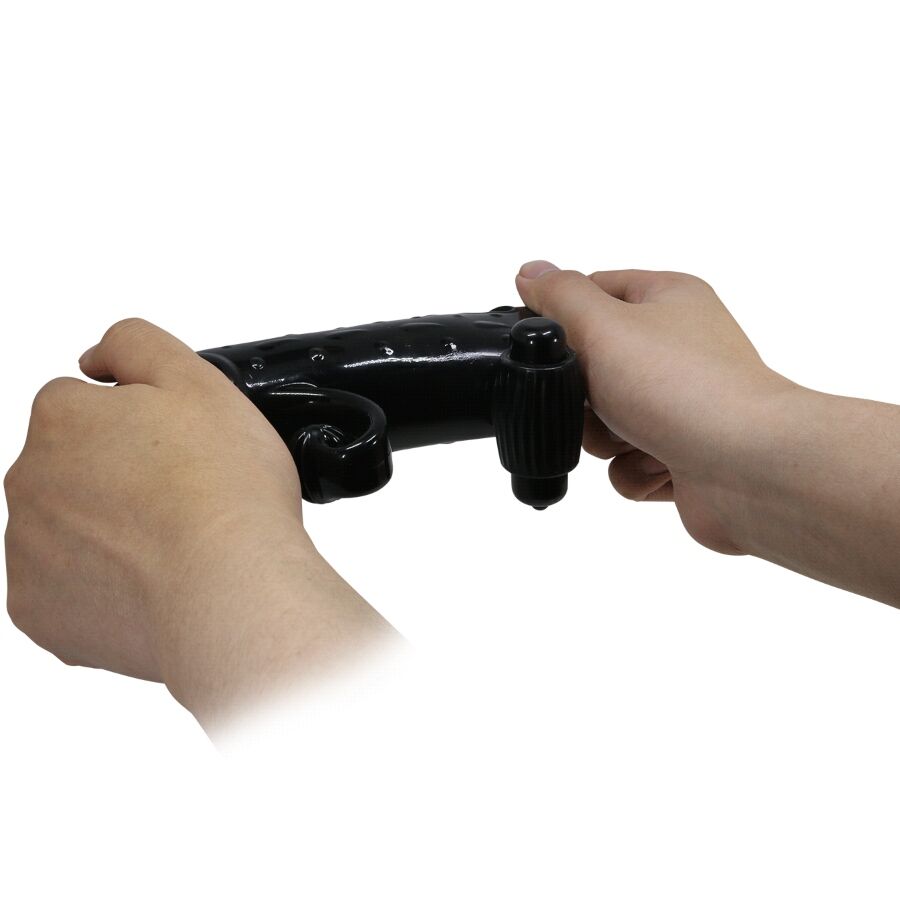 ROMANTIK - SCHWARZE VIBRIERENDE PENISHÜLLE