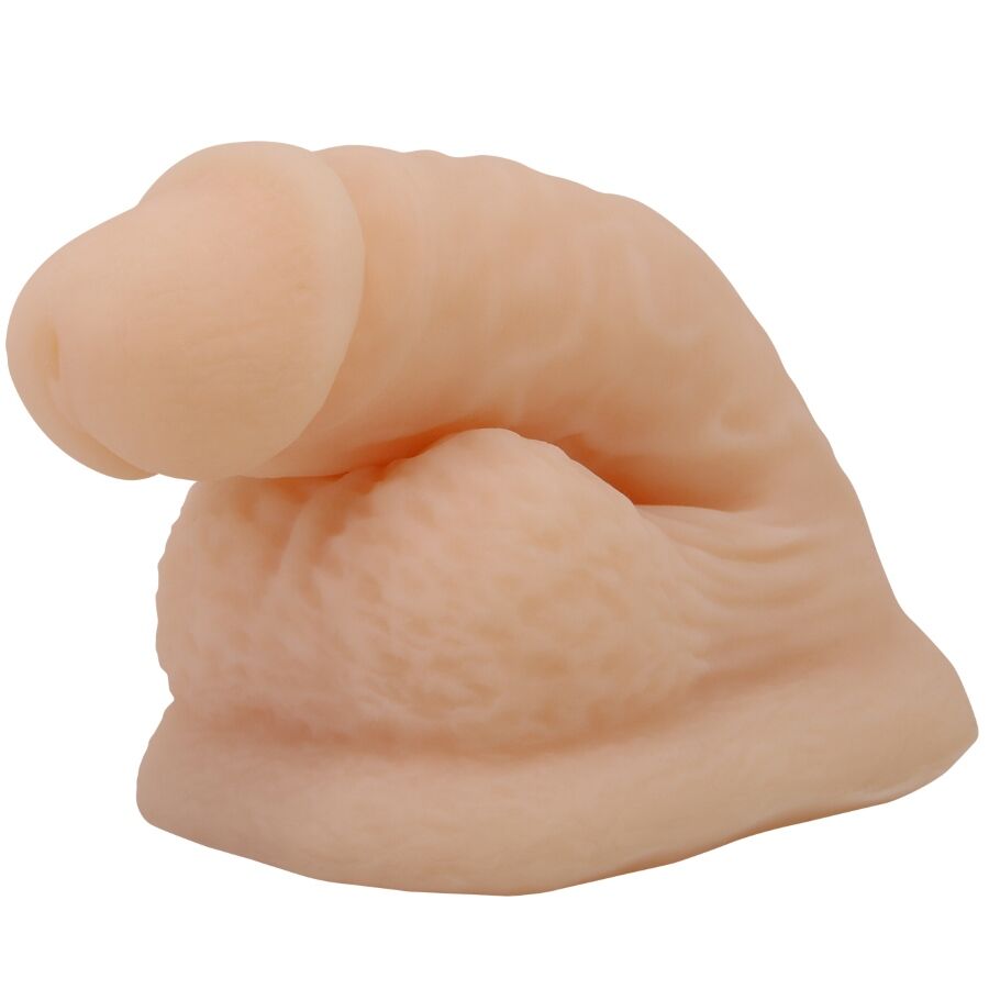 Gode Réaliste Ventouse Wildon TPR Élastique 10 cm Naturel - Pretty Love