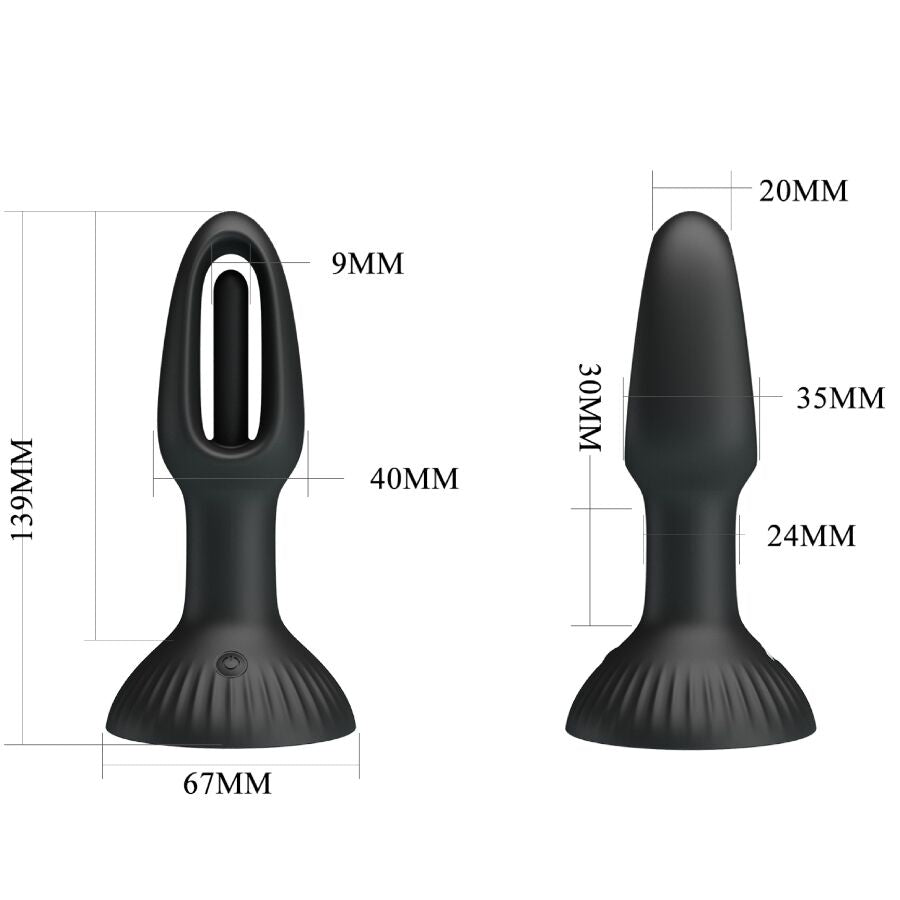 Plug Anal Vibrant Hubert Stimulateur Prostate 7 Modes Rechargeable - Pretty Love