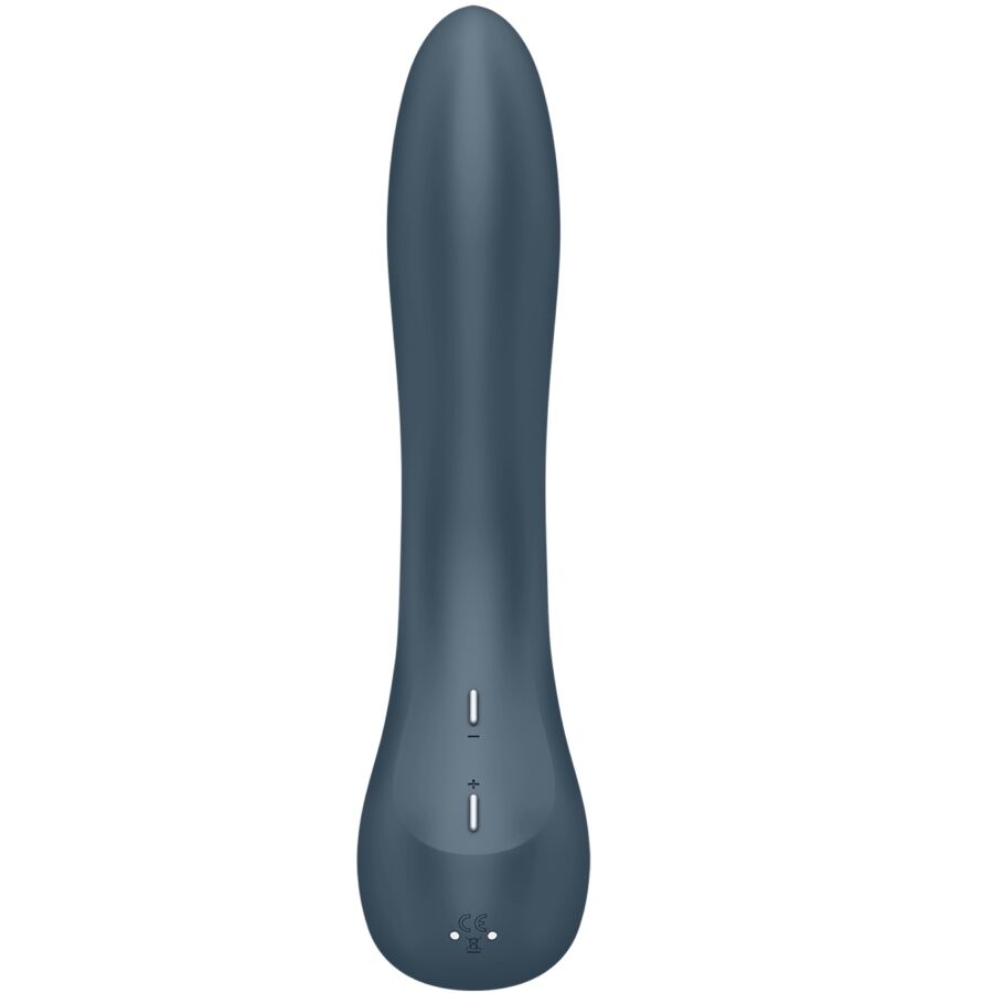SATISFYER - G-Punkt Welle 4 Vibrator mit 12 Vibrationsprogrammen, Dunkelgrau