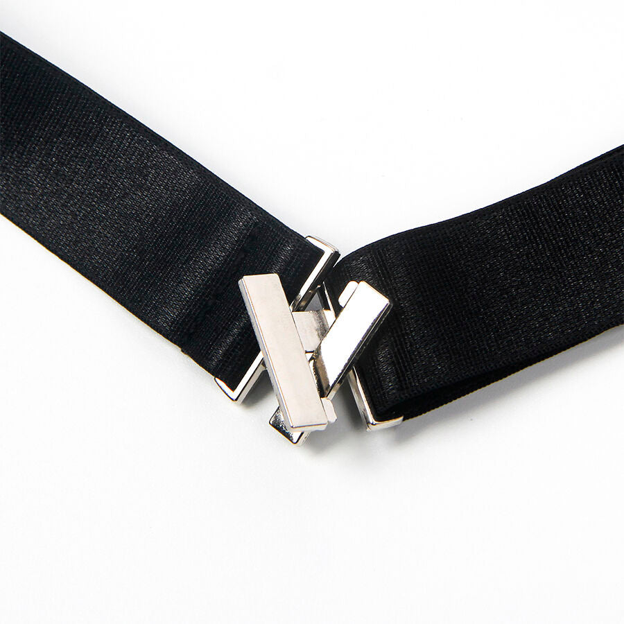 SUBBLIME - 957476 SCHWARZE VERSTELLBARE OHRRINGE