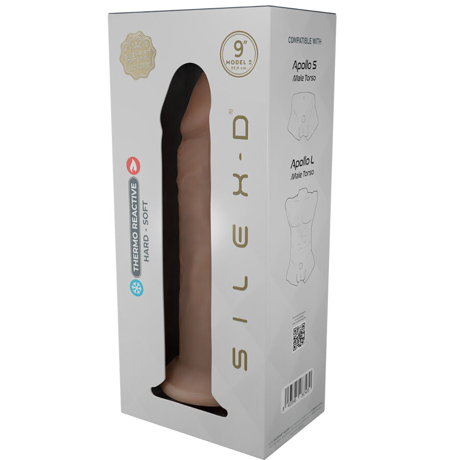 SILEXD – REALISTISCHES PENISMODELL AUS FLÜSSIGSILIKON, 22,8 CM