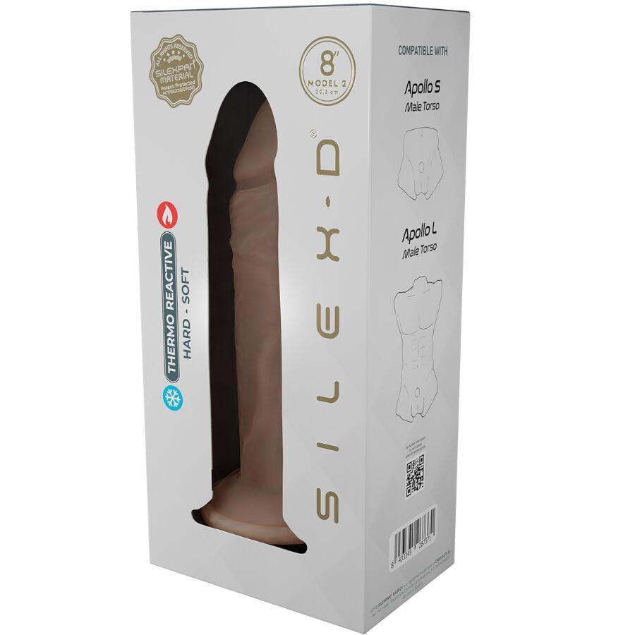 SILEXD – REALISTISCHES PENISMODELL AUS FLÜSSIGSILIKON, 20,6 CM