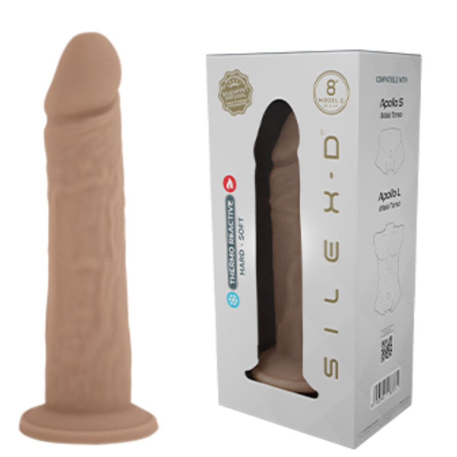 SILEXD – REALISTISCHES PENISMODELL AUS FLÜSSIGSILIKON, 20,6 CM