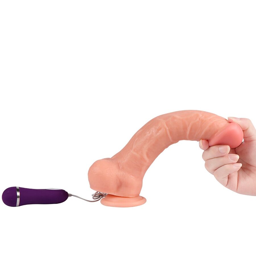 SHEQU - APOLO Vibrator-Dildo mit Fernbedienung, 24,5 cm