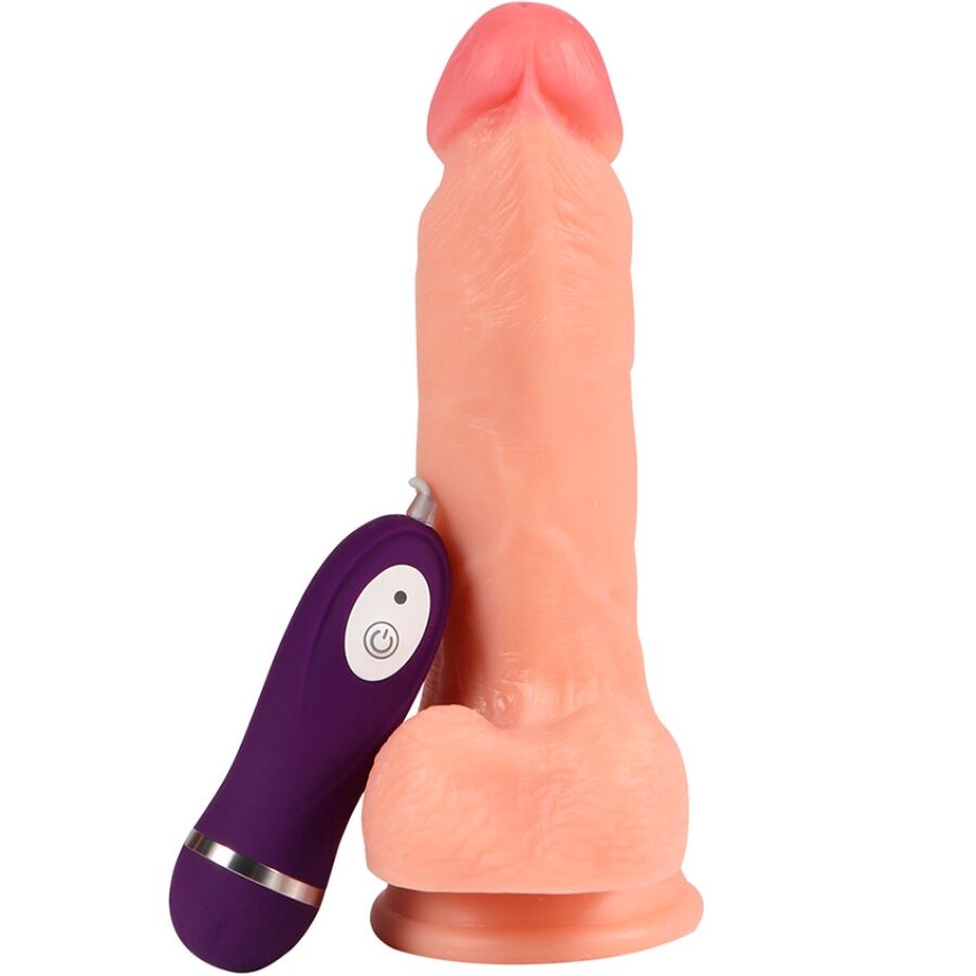 SHEQU - IRON DRAGON VIBRATOR-DILDO MIT FERNBEDIENUNG 17,5 CM