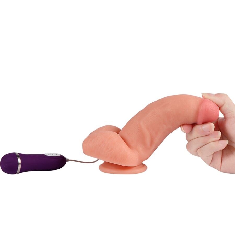 SHEQU - RED EAGLE VIBRATOR-DILDO MIT FERNBEDIENUNG 17 CM