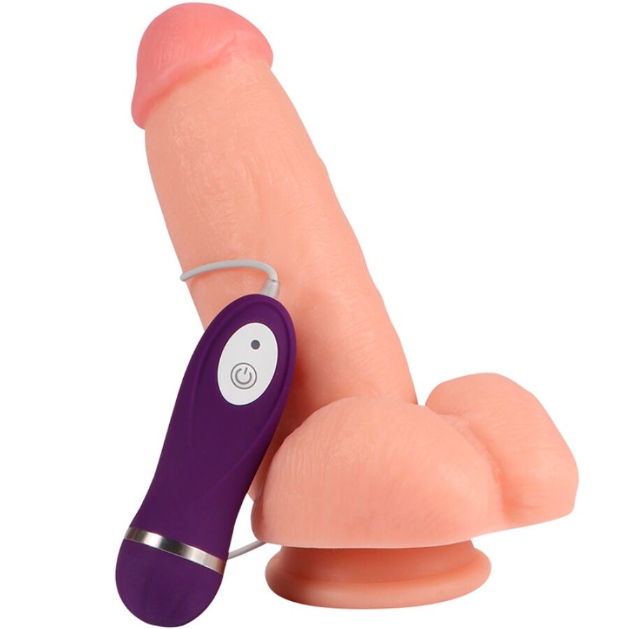 SHEQU - RED EAGLE VIBRATOR-DILDO MIT FERNBEDIENUNG 17 CM