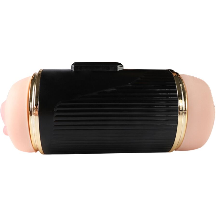 SHEQU - KAY DOPPEL-MASTURBATOR MIT DOPPELTER VIBRATION VON MUND UND VAGINA