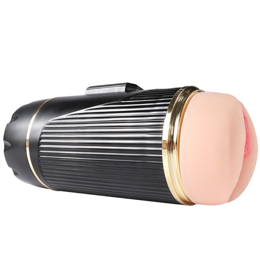 SHEQU - KAY DOPPEL-MASTURBATOR MIT DOPPELTER VIBRATION VON MUND UND VAGINA