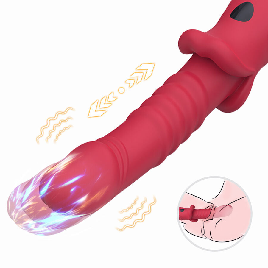 ARMONY - POINT A RED STIMULIERENDER VIBRATOR DILDO