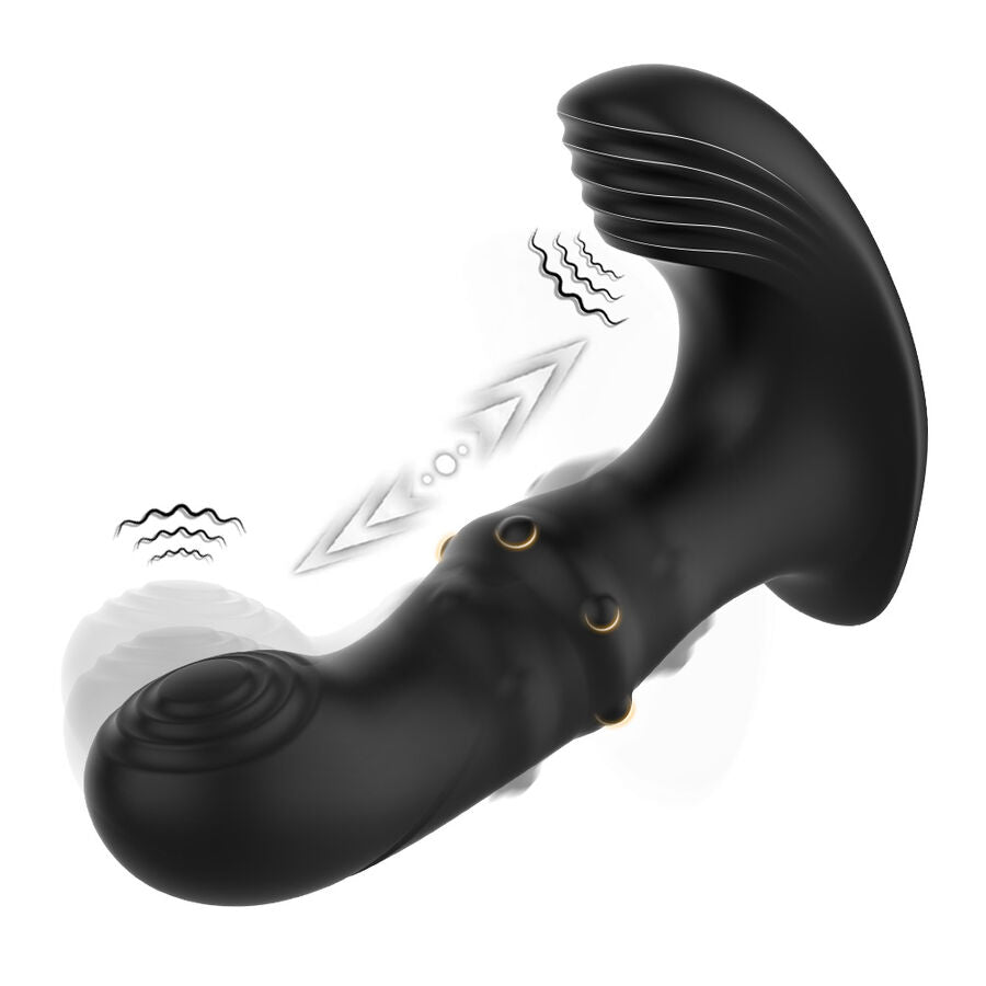 ARMONY - Anal-Prostata-Vibrator mit Fernbedienung, Schwarz
