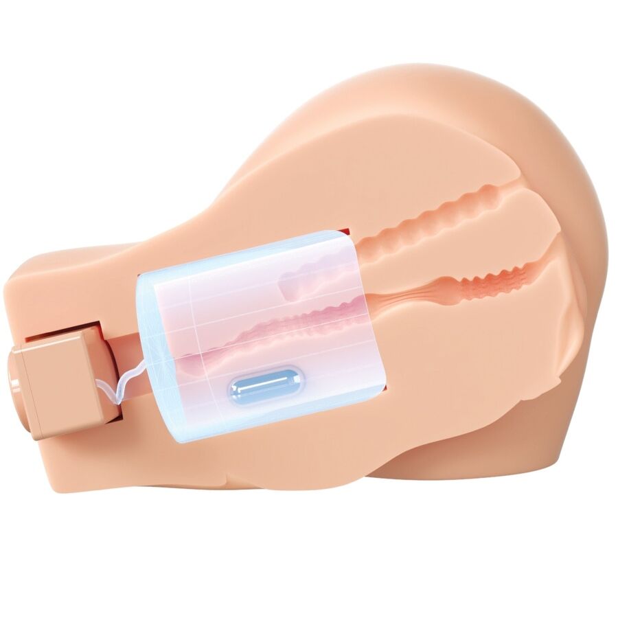 PDX ELITE - REALISTISCHER VIBRATIONSMASTURBATOR FÜR VAGINA UND ANUS
