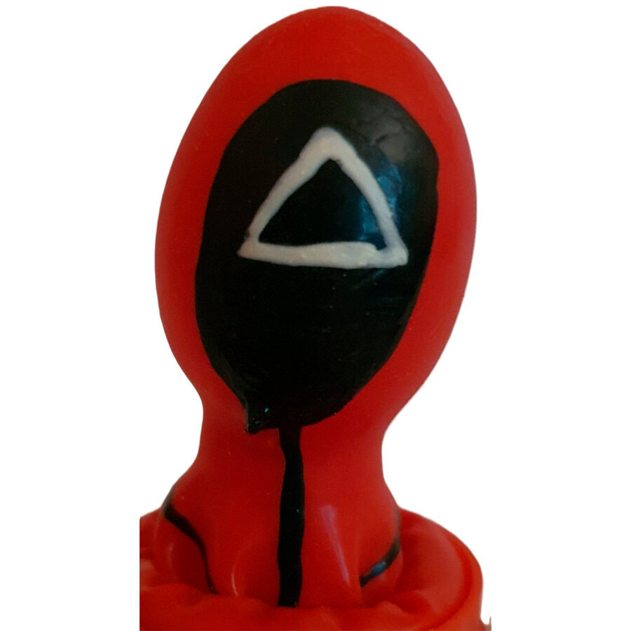 CONDOMERIE - HANDBEMALTES, VERZIERTES KONDOM-DREIECK