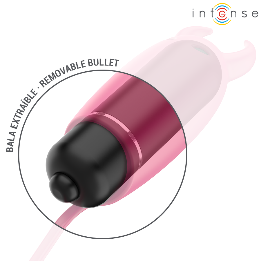 INTENSIV - VIBRIERENDER SCHARLACHROTER DÄMONENBALL 9,3 X 2,4 CM