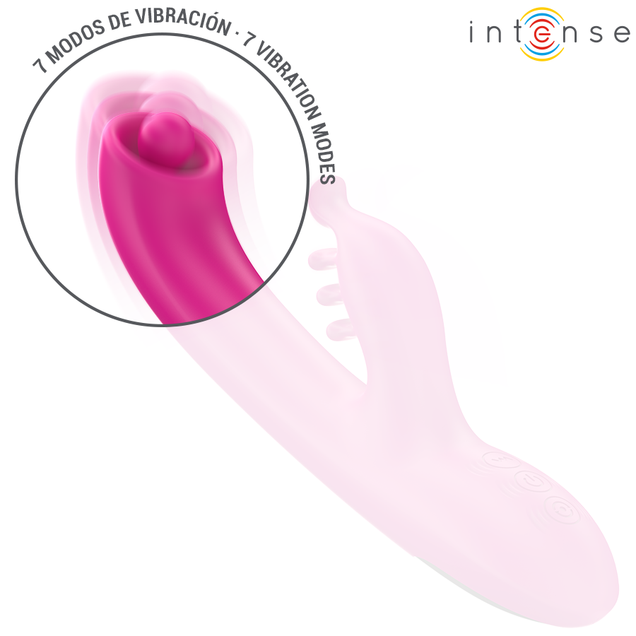 INTENSE - CHRISTINA MULTIFUNKTIONALER HASENVIBRATOR 22,5 CM PINK