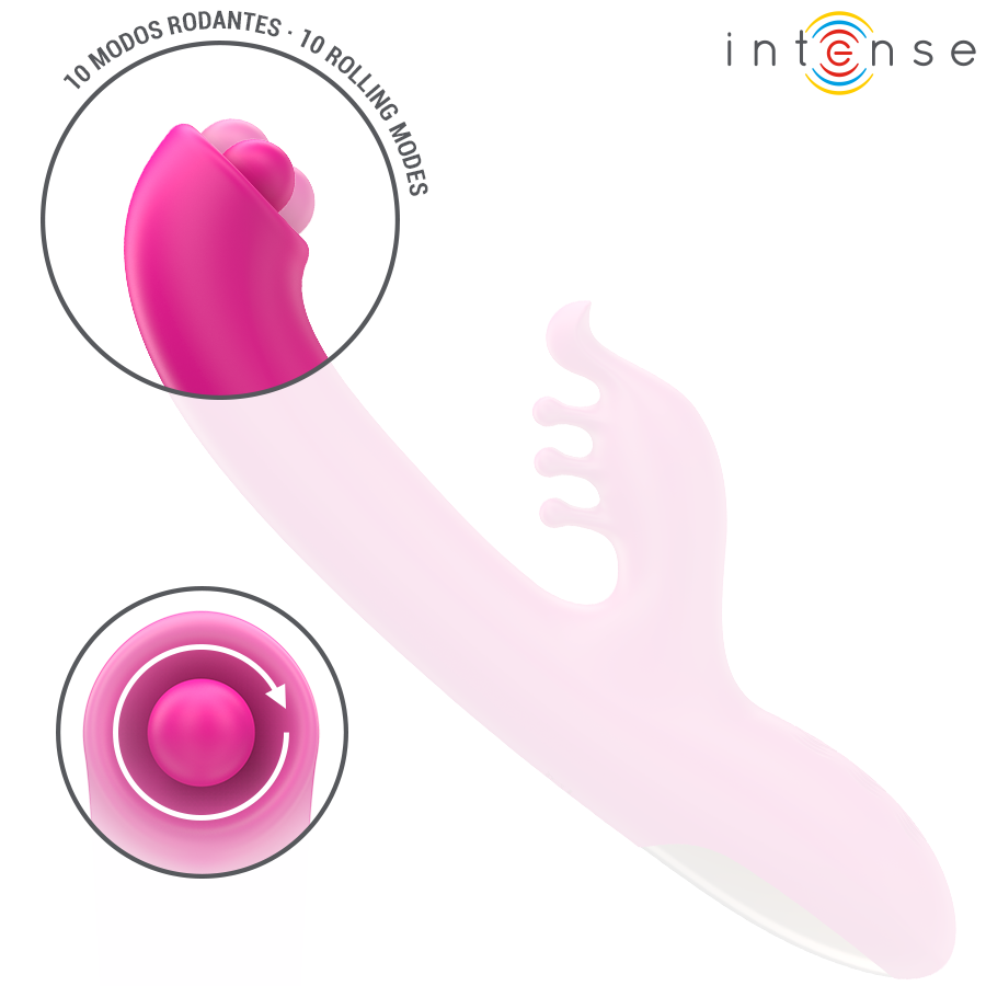 INTENSE - CHRISTINA MULTIFUNKTIONALER HASENVIBRATOR 22,5 CM PINK
