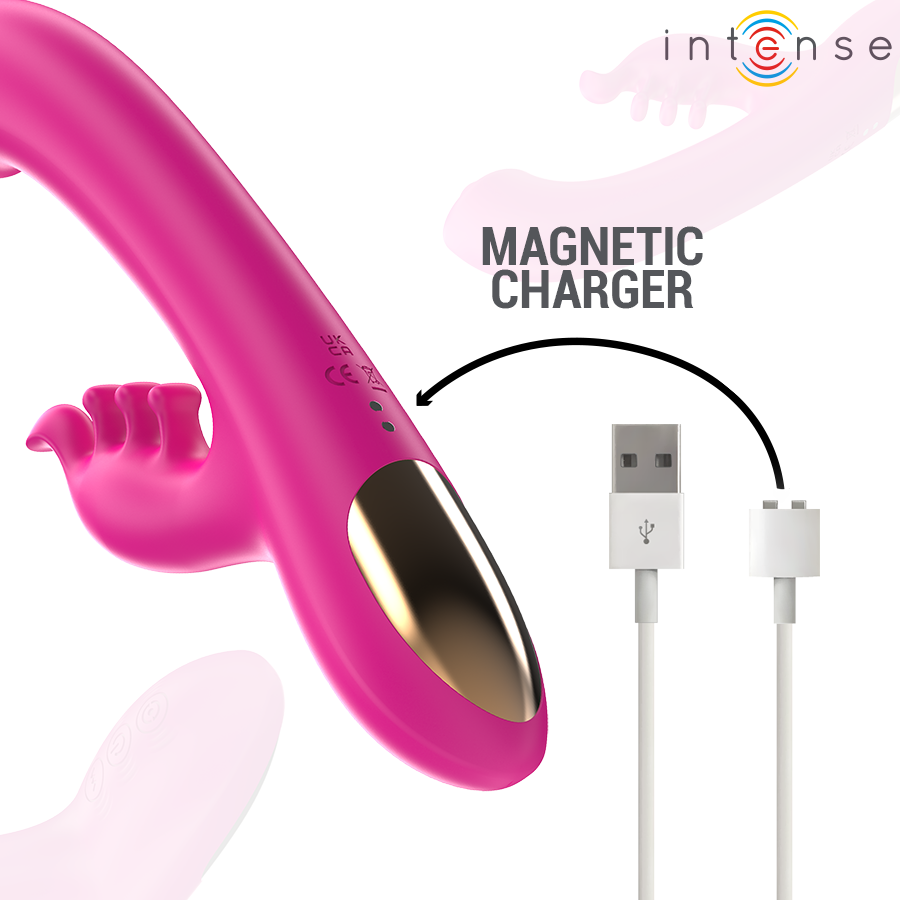INTENSE - CHRISTINA MULTIFUNKTIONALER HASENVIBRATOR 22,5 CM PINK