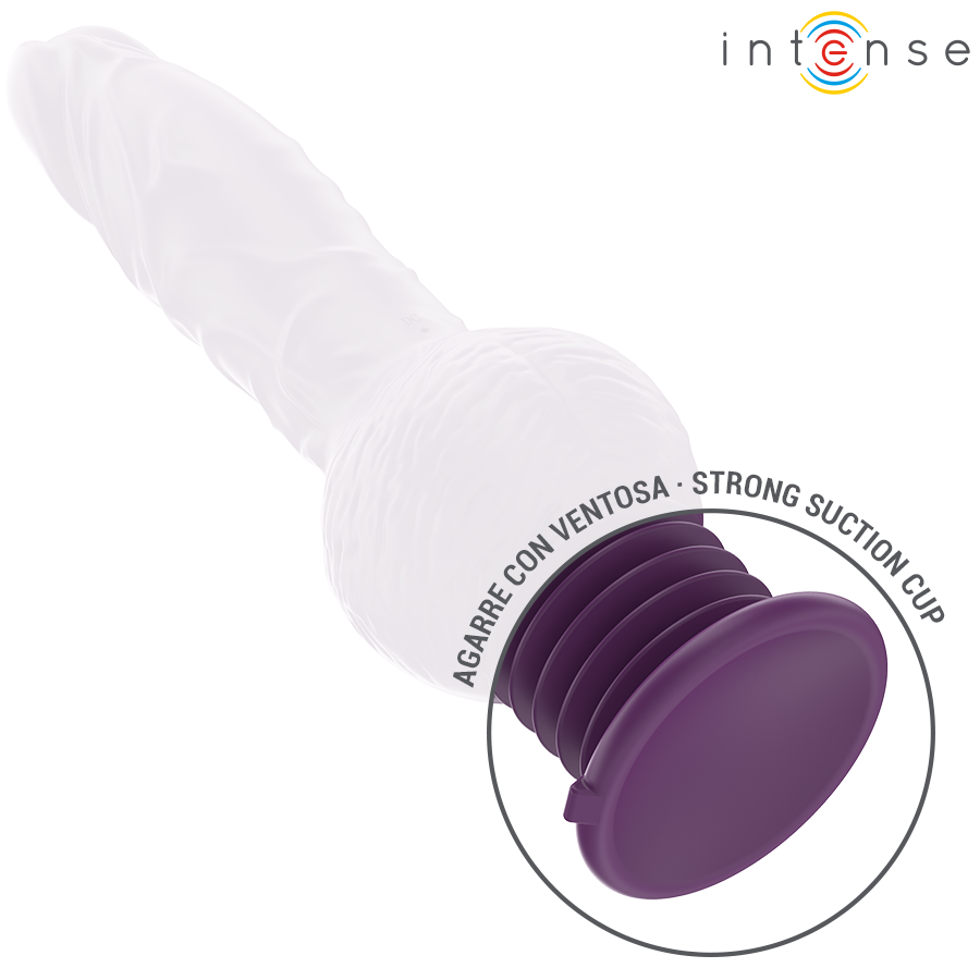 INTENSE - TATUM MULTIFUNKTIONSVIBRATOR MIT AUF- UND AB-VIBRATION 24 CM LILA