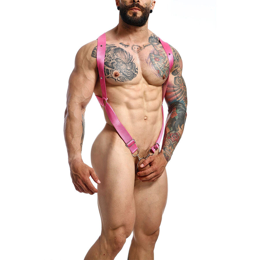 MOB - CROSS-BACK HARNESS DNGEON PINK ONE SIZE