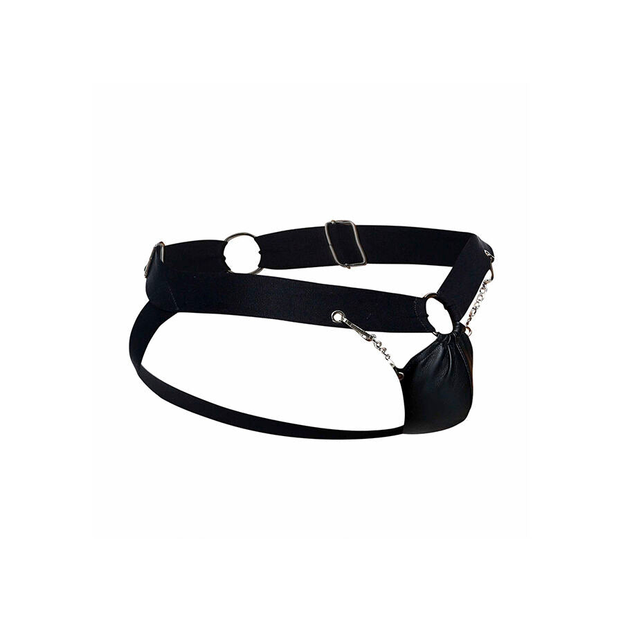 MOB - DNGEON SCHWARZER KETTEN-JOCKSTRAP EINHEITSGRÖSSE