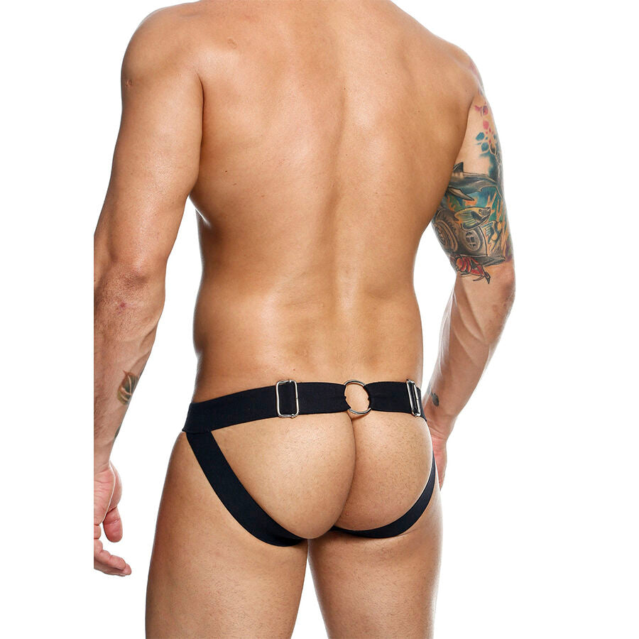 MOB - DNGEON SCHWARZER KETTEN-JOCKSTRAP EINHEITSGRÖSSE