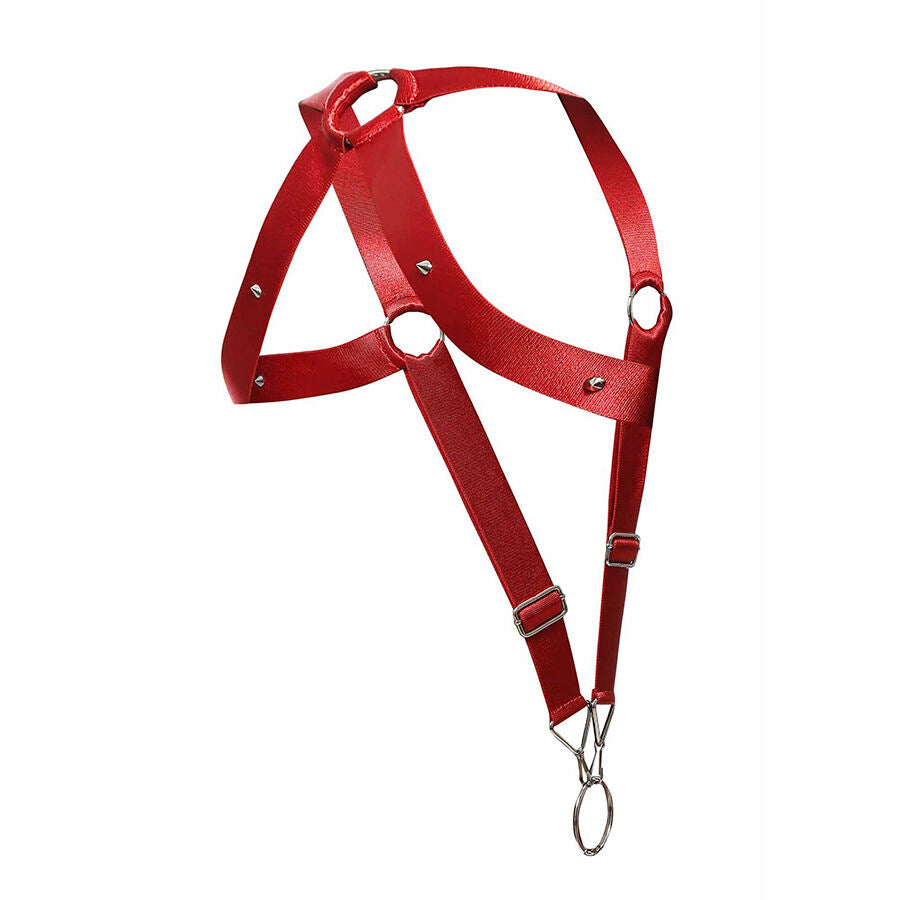 MOB - CROSS-BACK HARNESS DNGEON ROT EINHEITSGRÖSSE