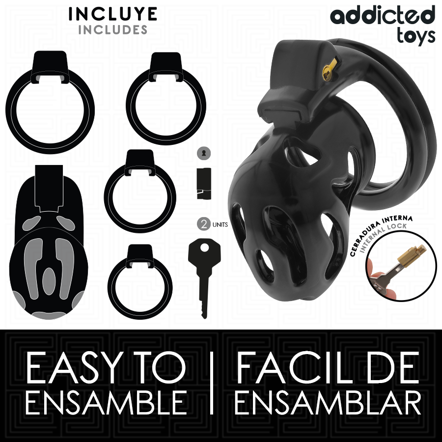 ADDICTED TOYS LOCKED – VERSCHLUSS, VERRIEGELT UND VERSIEGELT – 8 CM PENIS