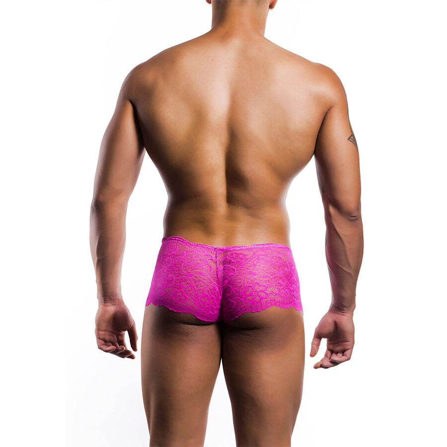 MOB - Boxershorts aus rosa Spitze, Größe L/XL