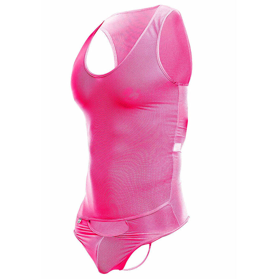 MOB - PINK TRANSPARENTER BODYSUIT GRÖSSE L/XL
