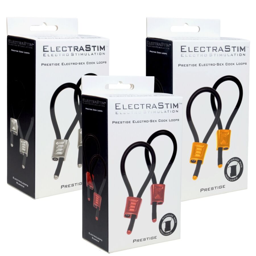 ELECTRASTIM - PRESTIGE ELECTRA LOOPS VERSTELLBARE ROTE PENISRINGE